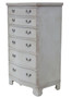 Vintage Georgian Revival Painted Serpentine Chest of Drawers – Mid-20th Century Quality Furniture (8750) Vintage Georgian Revival Painted Serpentine Chest of Drawers – Mid-20th Century Quality Furniture (8750)