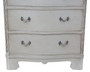 Vintage Georgian Revival Painted Serpentine Chest of Drawers – Mid-20th Century Quality Furniture (8750) Vintage Georgian Revival Painted Serpentine Chest of Drawers – Mid-20th Century Quality Furniture (8750)