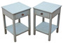 Antique c.1920 Pair of Georgian Revival Painted Lamp or Bedside Tables – Fine Quality Furniture (8744) Antique c.1920 Pair of Georgian Revival Painted Lamp or Bedside Tables – Fine Quality Furniture (8744)