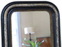 Antique 19th Century Ebonised and Gilt Overmantel Wall Mirror – Ornate Vintage Black & Gold Frame (Copy of 8704)