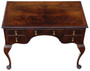 Antique c.1910 Walnut Figured 5-Drawer Writing Desk / Dressing Table – Fine Quality