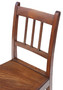 Antique c.1800 Pair of Elm Chairs – Fine Quality Hall, Kitchen, Dining, Bedroom or Desk Seating