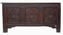18th Century Large Carved Oak Coffer with Candle Box – Quality Marriage Chest