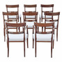 Antique Early 19th Century Georgian Regency Mahogany Dining & Carver Chairs – Set of 8, Fine Quality