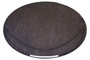 Antique c.1915 Chinoiserie Oval Overmantle Wall Mirror – Quality Decorated Hardwood Frame