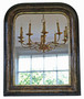 Antique 19th Century Gilt and Ebonised Overmantle Wall Mirror – Fine Quality