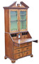 Antique 18th Century Georgian Large Walnut Bureau Bookcase – High-Quality Display