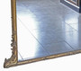 Antique Very Large 19th Century Gilt Floor Overmantle Wall Mirror - High-Quality 
