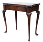 Antique Georgian George II Inlaid Mahogany Folding Card or Tea Table - C1750 Quality