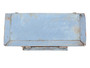 Antique c.1900 Distressed Blue Painted Cabinet Mirror – Early 20th Century Cupboard/ Shelving 