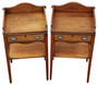 Pair of Quality Vintage Retro Mahogany Georgian Revival Bedside Tables Cabinets/ Cupboards 