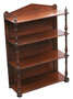 Antique 19th Century Victorian Mahogany Floor or Wall Shelves / Bookcase – Fine Quality Display
