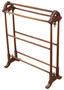 Antique 19th Century Victorian Mahogany Towel Rail Stand – Fine Quality