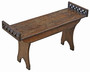 Antique 19th Century Arts & Crafts Decorative Oak / Elm Window Seat – Fine Quality