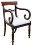 Antique 19th Century Regency Mahogany Dining Chairs – Set of 8 (6+2)
