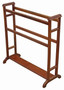 Antique c.1920 Mahogany Towel Rail Stand – Fine Quality