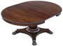 Antique Large William IV Mahogany Extending Dining Table – Fine Quality Single Pedestal