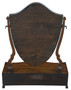 Antique 19th Century Serpentine Shield-Shaped Mahogany Dressing Table Mirror – Fine Quality