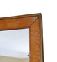 Antique 19th Century Overmantle Wall Mirror- Quality Birdseye Maple Frame