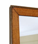 Antique 19th Century Overmantle Wall Mirror- Quality Birdseye Maple Frame