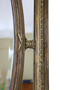  Antique c.1900 Gilt Cushion Overmantle Wall Mirror with Bevel Edge Glass