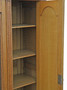 Antique c.1920 Large Light Oak Housekeeper’s Display Shelves Bookcase/ Cupboard