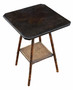 Antique Bamboo and Leather Side / Hall Lamp Table – Liberty & Co.