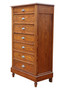 Antique c.1900 Large Pitch Pine Wellington Chest of 7 Drawers – Fine Quality