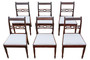 Antique Set of 6 c.1800 Georgian Mahogany Dining Chairs – Fine Quality