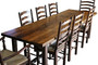 Antique c.1900 Large Oak Refectory Dining Table – 8'7”, Fine Quality