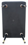 Retro vintage mid-century black vinyl stool – Quality (5096)
