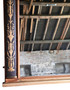 Vintage quality Clasically styled Gilt Yew and ebonised overmantle or wall mirror late-20th Century (8951) 