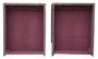 Quality Pair of Antique Preference Red Painted Bedside Tables / Chests /Cupboards C1900 (8953)