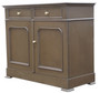 Quality Antique Chocolate Painted Cupboard Sideboard 19th Century (8961)