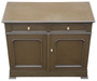 Quality Antique Chocolate Painted Cupboard Sideboard 19th Century (8961)