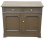 Quality Antique Chocolate Painted Cupboard Sideboard 19th Century (8961)