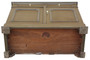 Quality Antique Chocolate Painted Cupboard Sideboard 19th Century (8961)