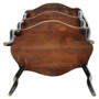 Antique Quality C1900 Inlaid Parquetry and Ebonised Etagere Whatnot Display Shelves Side Table (8964)