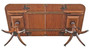 Antique 19th Century ‘D’ End Twin Pedestal Dining Table – Fine Quality (8942)