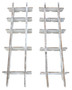 Antique Pair of 19th Century Painted Bookcase Display Shelves – Fine Quality (8945)