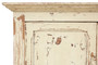 Quality Antique 19th Century Distressed Cream Painted Cupboard Sideboard Dresser (8946)
