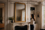 Antique Large 19th Century Gilt Overmantle Wall Mirror – Quality (8947)