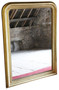 Antique Large 19th Century Gilt Overmantle Wall Mirror – Quality (8947)
