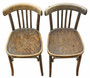 Antique Retro Mid-Century Pair of Bentwood Bistro Dining Chairs – Quality Thonet Yugoslavia