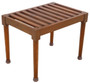 Antique C1920 Mahogany Luggage Stand - Quality Rack (8986)