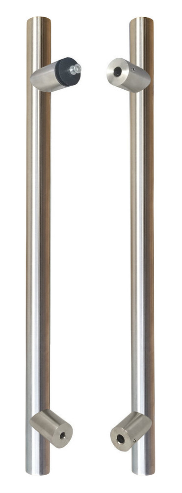 Steel Line 720mm Guardsman Entrance Pull Handle Stainless Steel Back To  Back Fixed