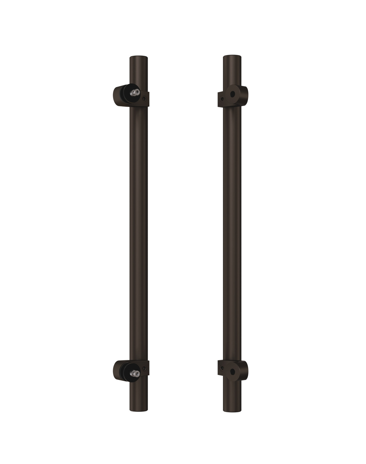 Pull Handle Post Post Mount Offset SS316 Pull Handle - Bronze Powder Coated