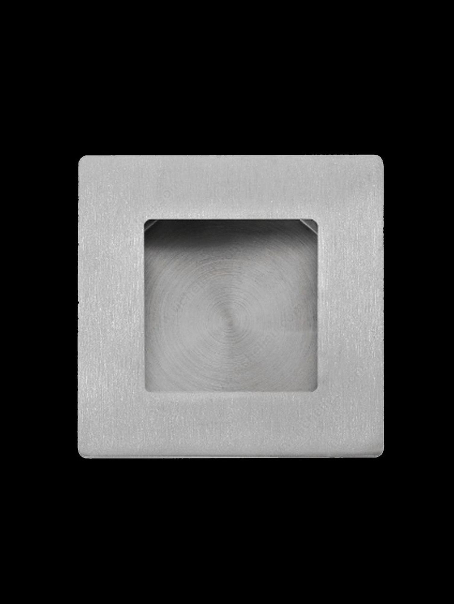 Square Flush Pull with Concealed Fixing for Wood doors (Brushed Satin Stainless Steel Finish)