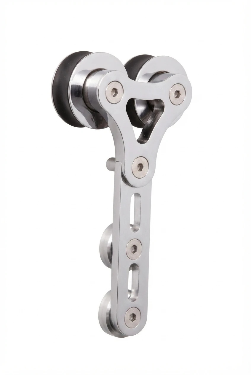 Victory-WF Barn Door Roller - Brushed Satin Finish