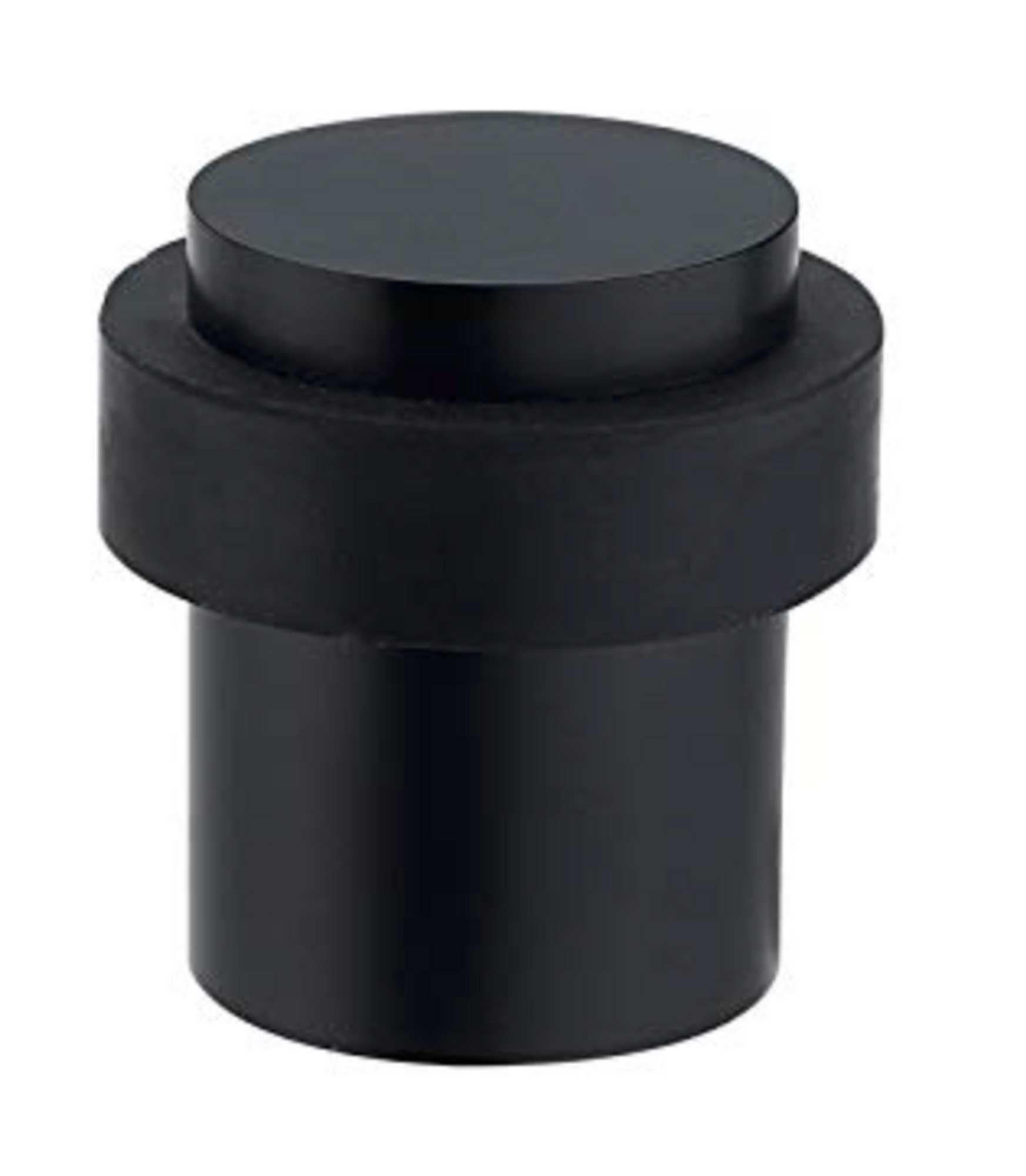 Round Floor Mount Door Stop 04, Matte Black Powder Coated Finish, 304 Grade Stainless Steel Alloy Round Floor Mount Door Stop 04, Matte Black Powder Coated Finish, 304 Grade Stainless Steel Alloy